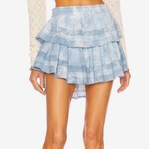 Love-shack fancy mini skirt